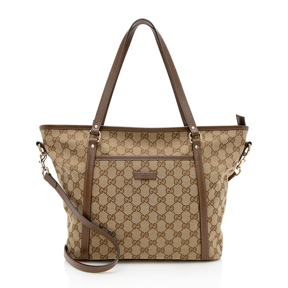 Gucci GG Canvas Medium Tote - Handbags