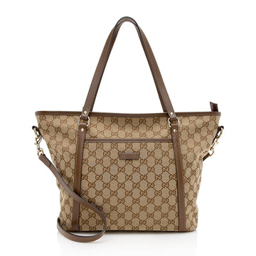 Gucci GG Canvas Medium Tote - Handbags