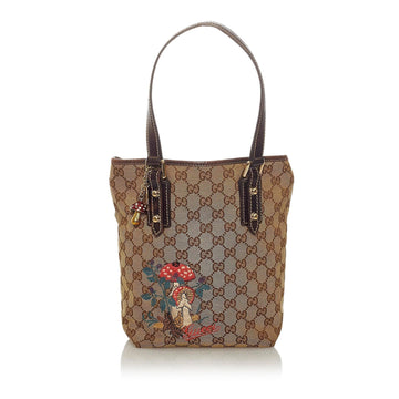 Gucci GG Canvas Mushrooms Tote Bag - Handbags