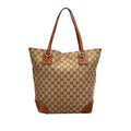 Gucci GG Charm Canvas Tote Bag - Handbags - 3