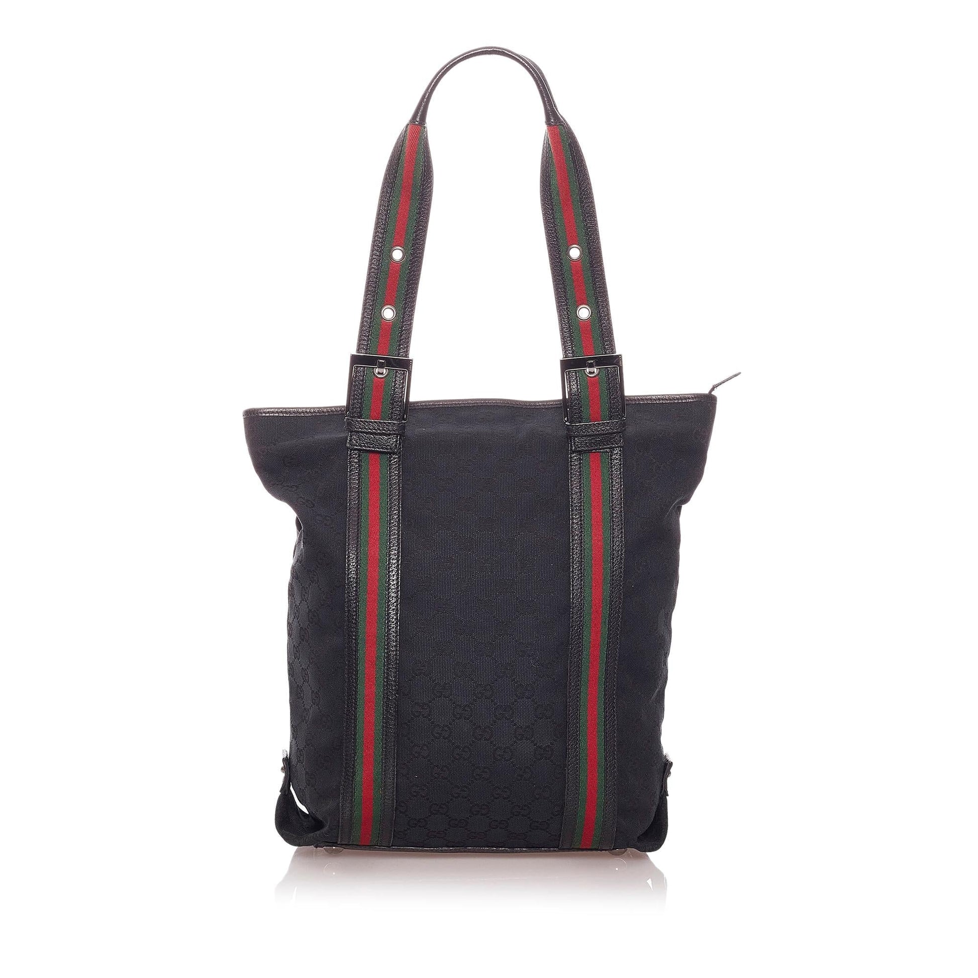 Gucci GG Nylon Web Tote Bag - Handbags - 3