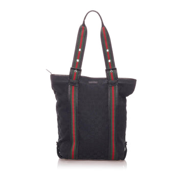 Gucci GG Nylon Web Tote Bag - Handbags