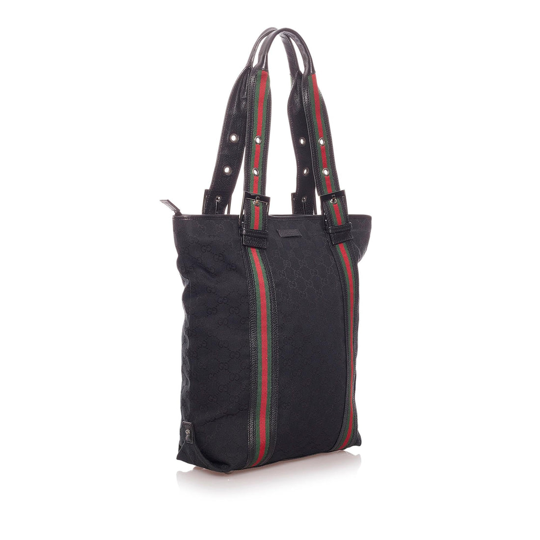 Gucci GG Nylon Web Tote Bag - Handbags