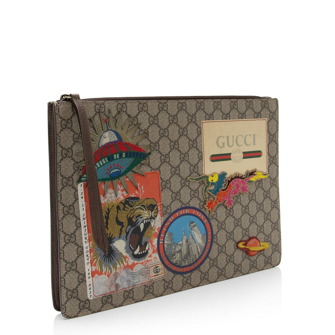 Gucci GG Supreme Courrier Messenger Clutch (SHF-pgZYso) - Handbags