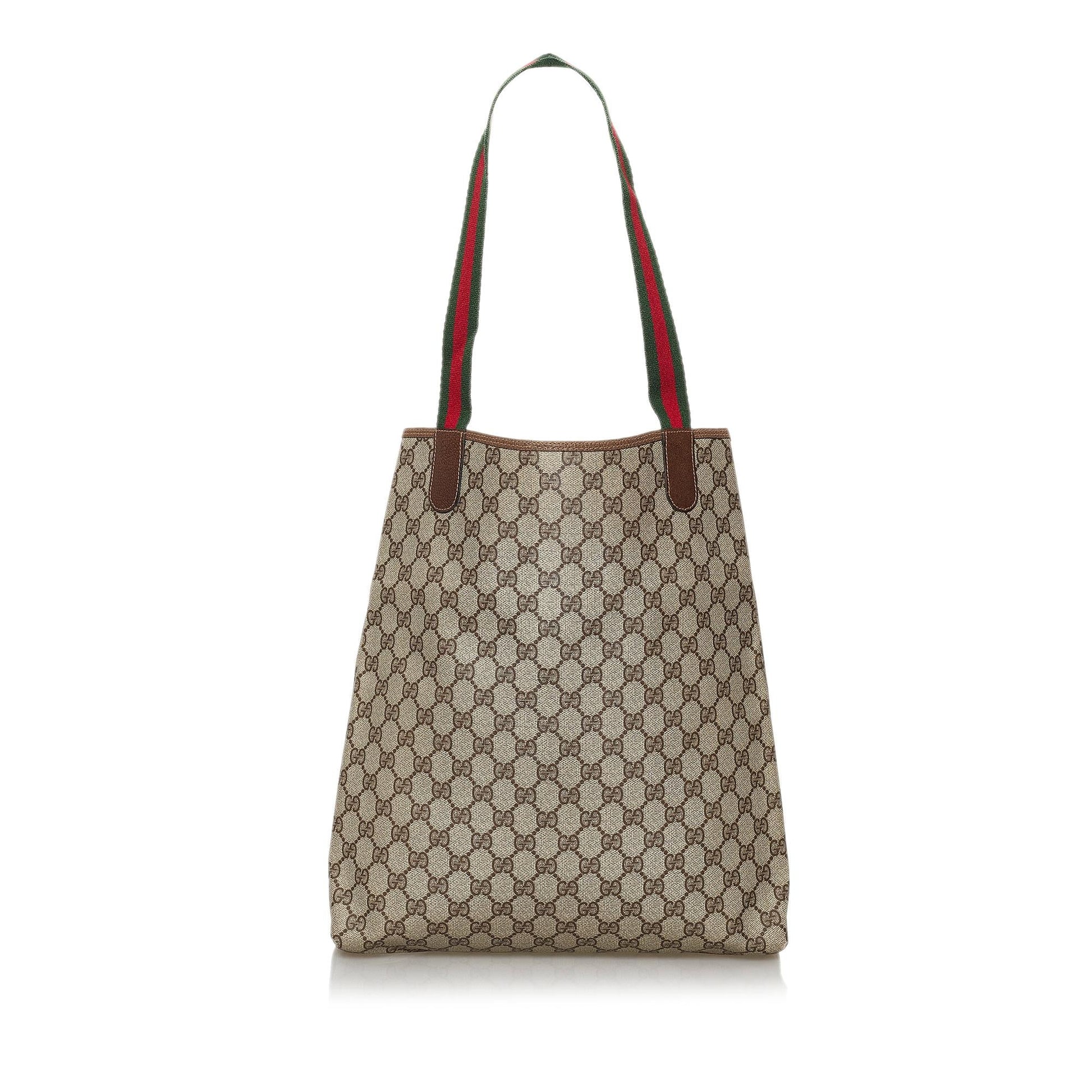 Gucci GG Supreme Web Tote Bag - Handbags - 3