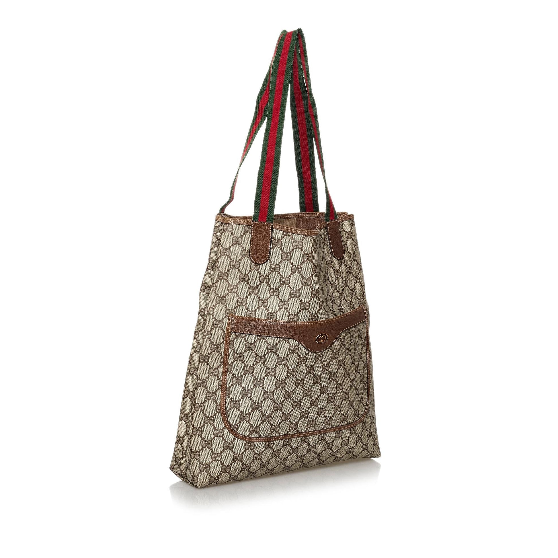 Gucci GG Supreme Web Tote Bag - Handbags - 2
