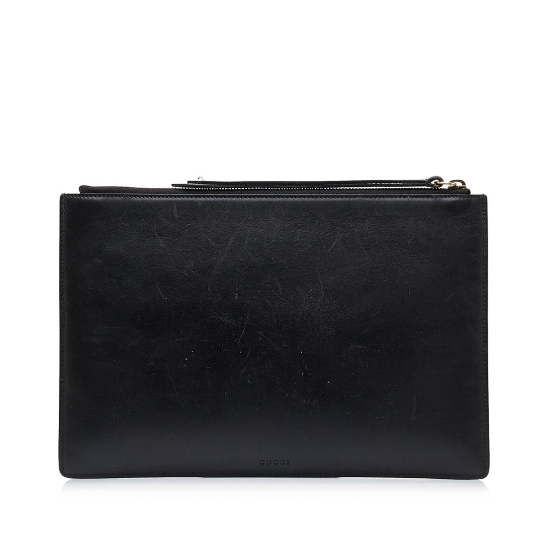 Gucci Gucci Ghost Life is Gucci Leather Clutch Bag (SHG-QPhnpZ) - Handbags