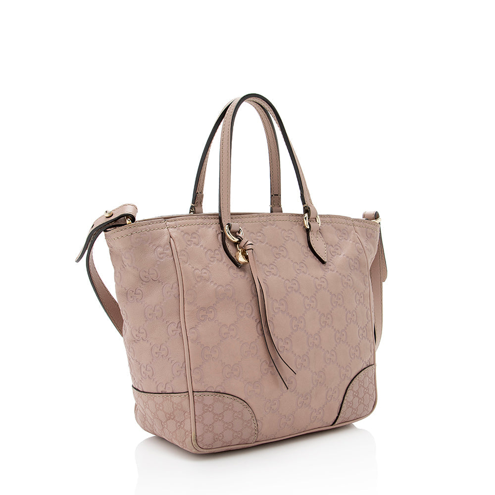 Gucci Guccissima Leather Bree Mini Tote - Handbags - 2