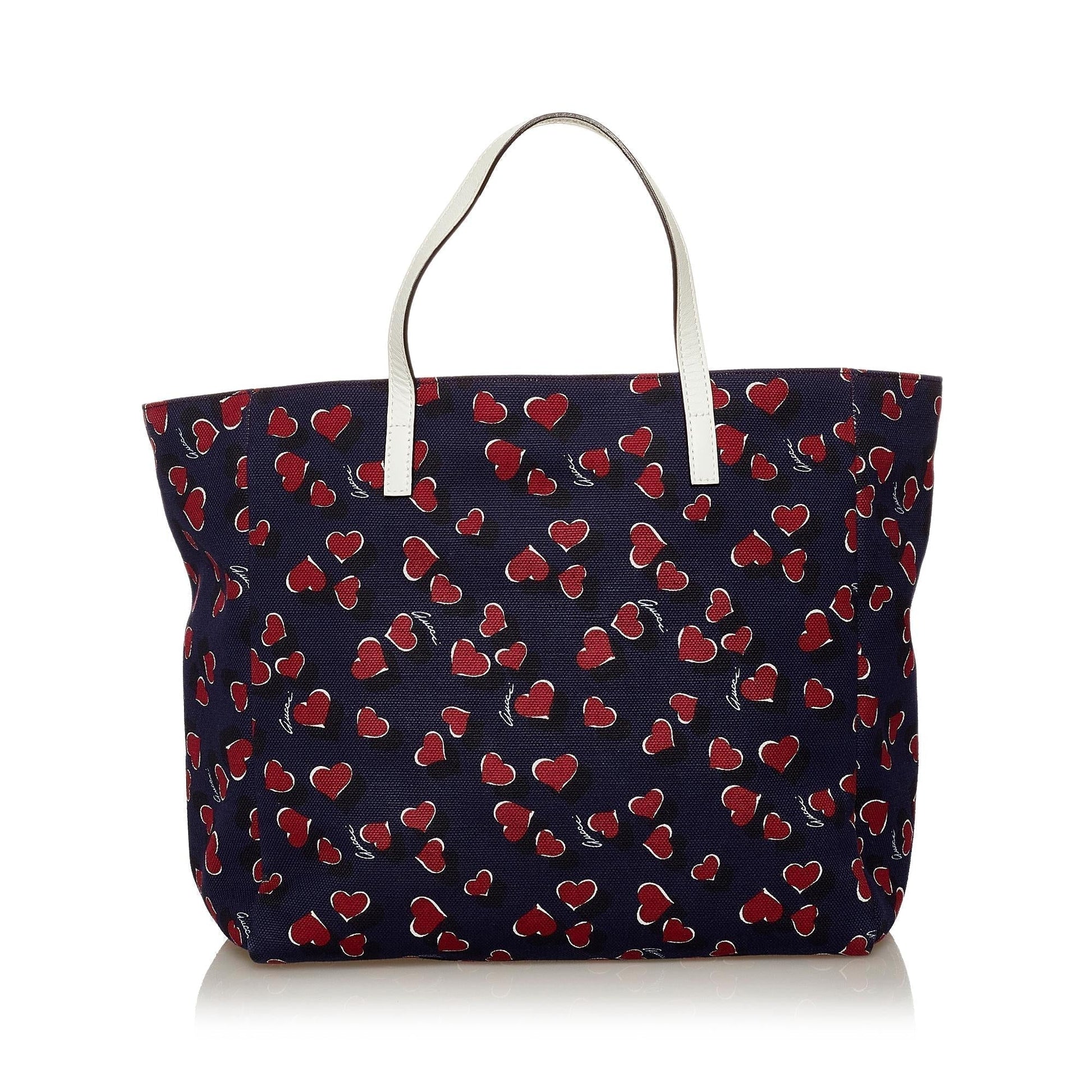 Gucci Heartbeat Canvas Tote Bag - Handbags - 3