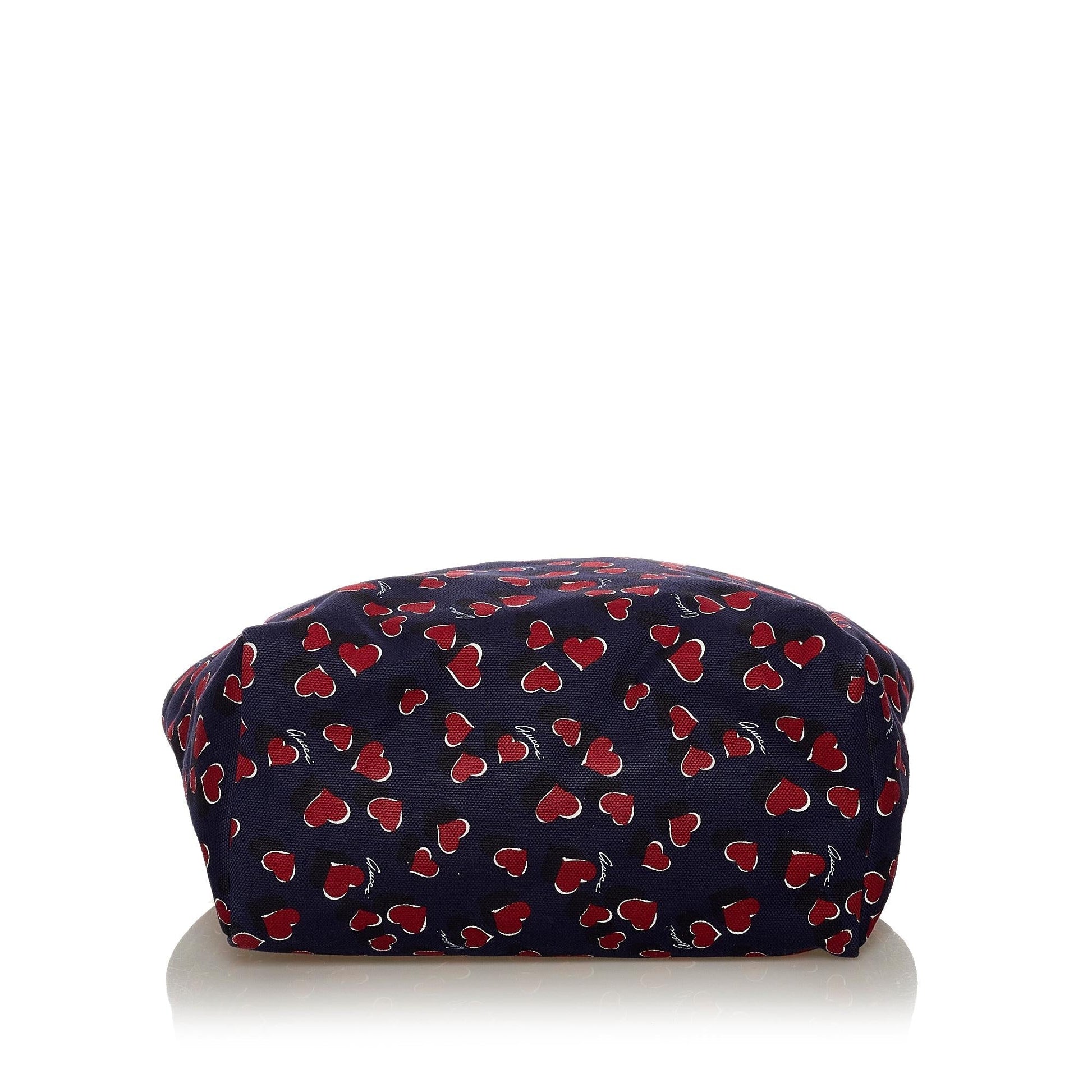 Gucci Heartbeat Canvas Tote Bag - Handbags - 4