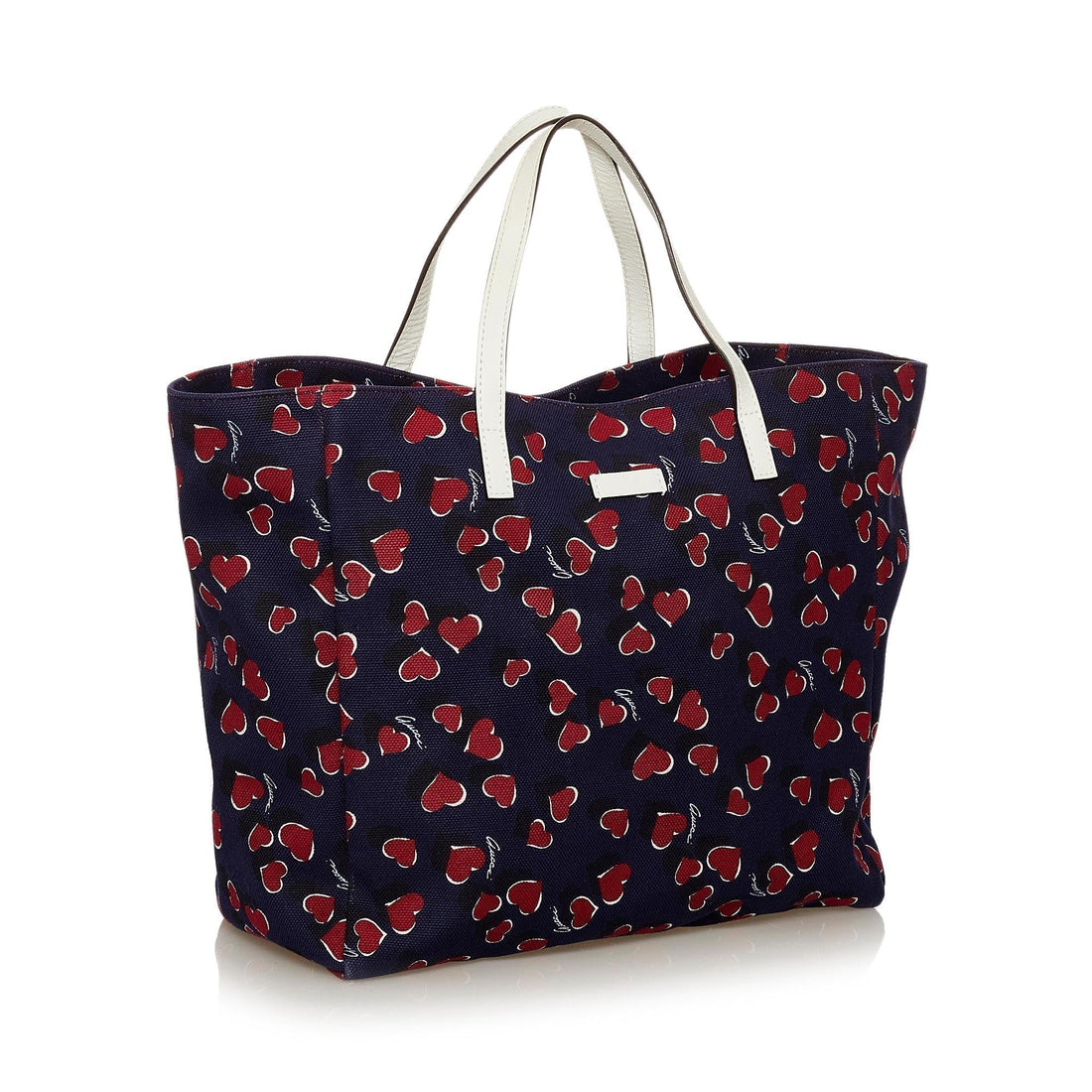 Gucci Heartbeat Canvas Tote Bag - Handbags