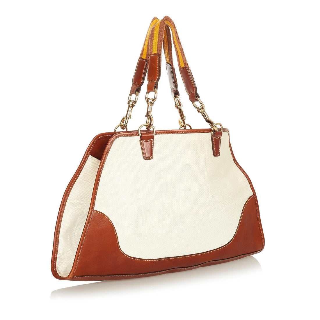 Gucci Horsebit Canvas Tote - Handbags