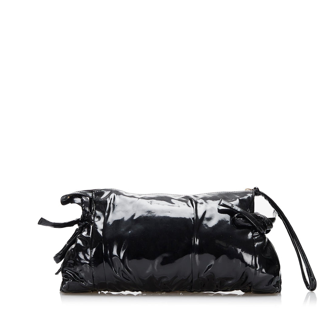 Gucci Large Patent Hysteria Clutch (SHG-uAOERL) - Handbags