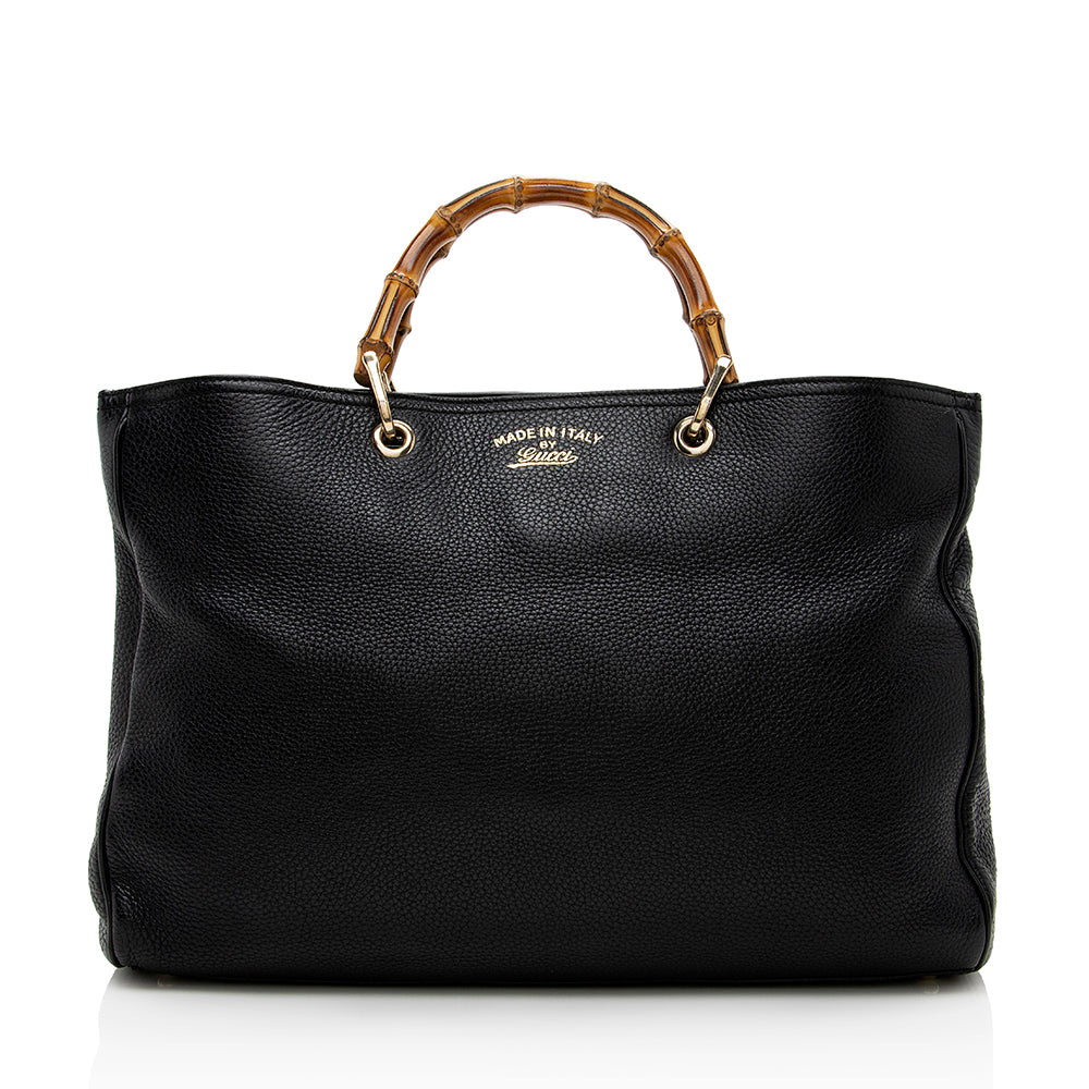 Gucci Leather Bamboo Large Shopper Tote - FINAL SALE - Handbags