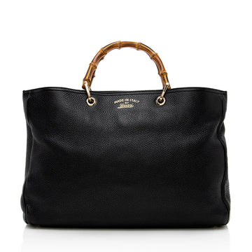 Gucci Leather Bamboo Large Shopper Tote - FINAL SALE - Handbags