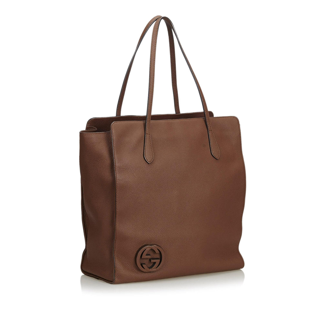 Gucci Leather GG Tote - Handbags