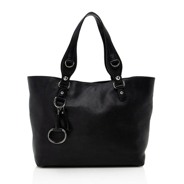 Gucci Leather Icon Bit Tote - Handbags