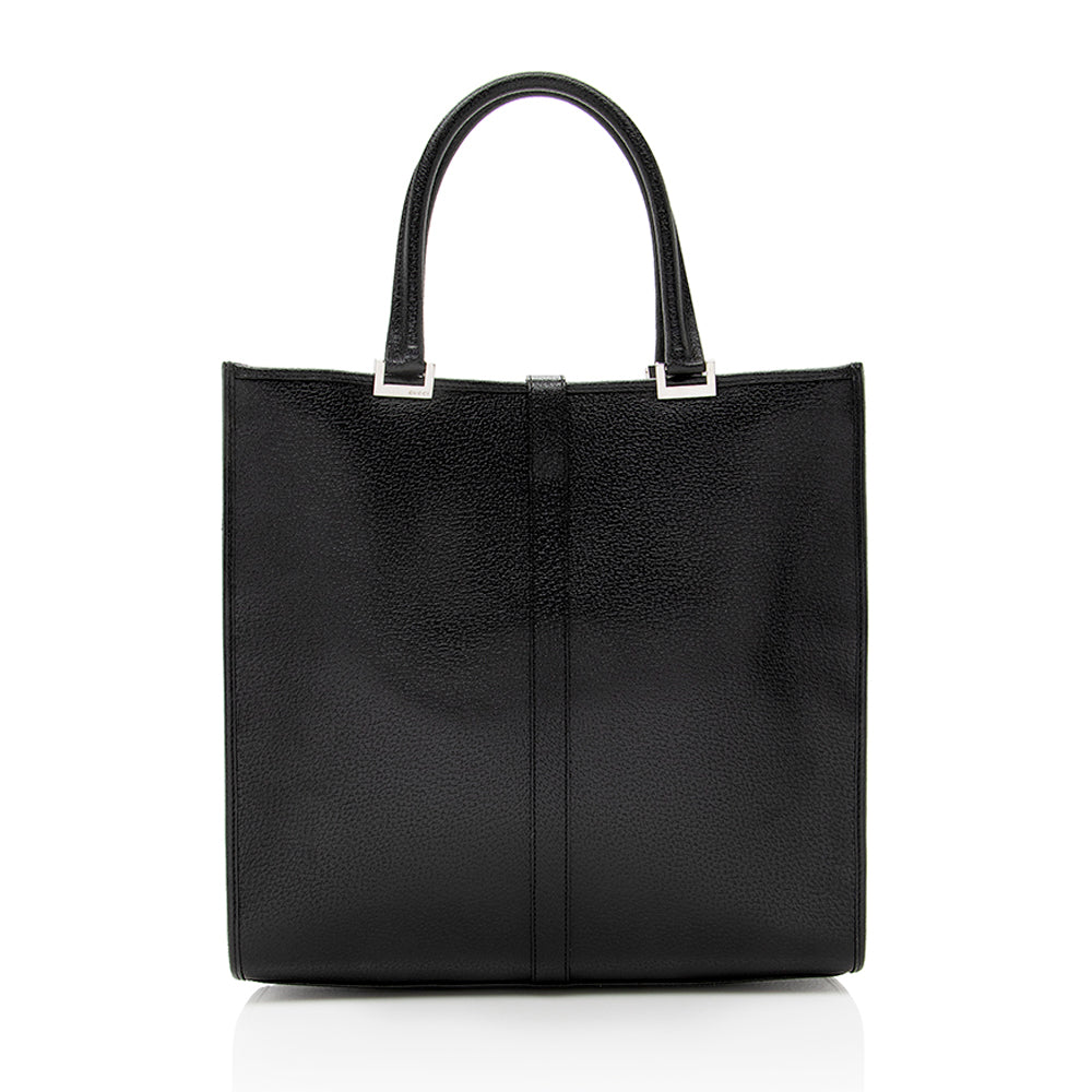 Gucci Leather Jackie Tote - Handbags - 3