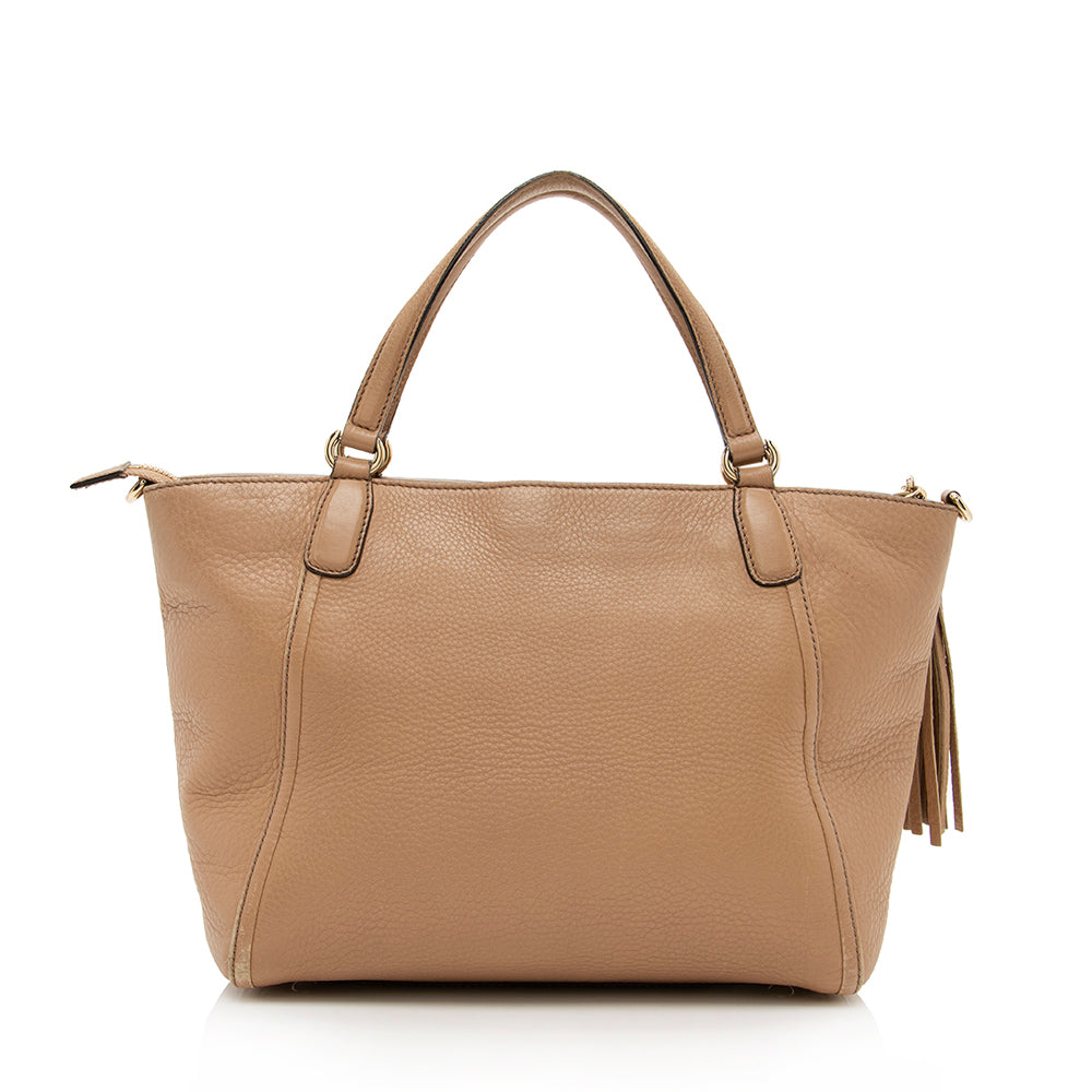 Gucci Leather Soho Top Handle Tote - Handbags - 3