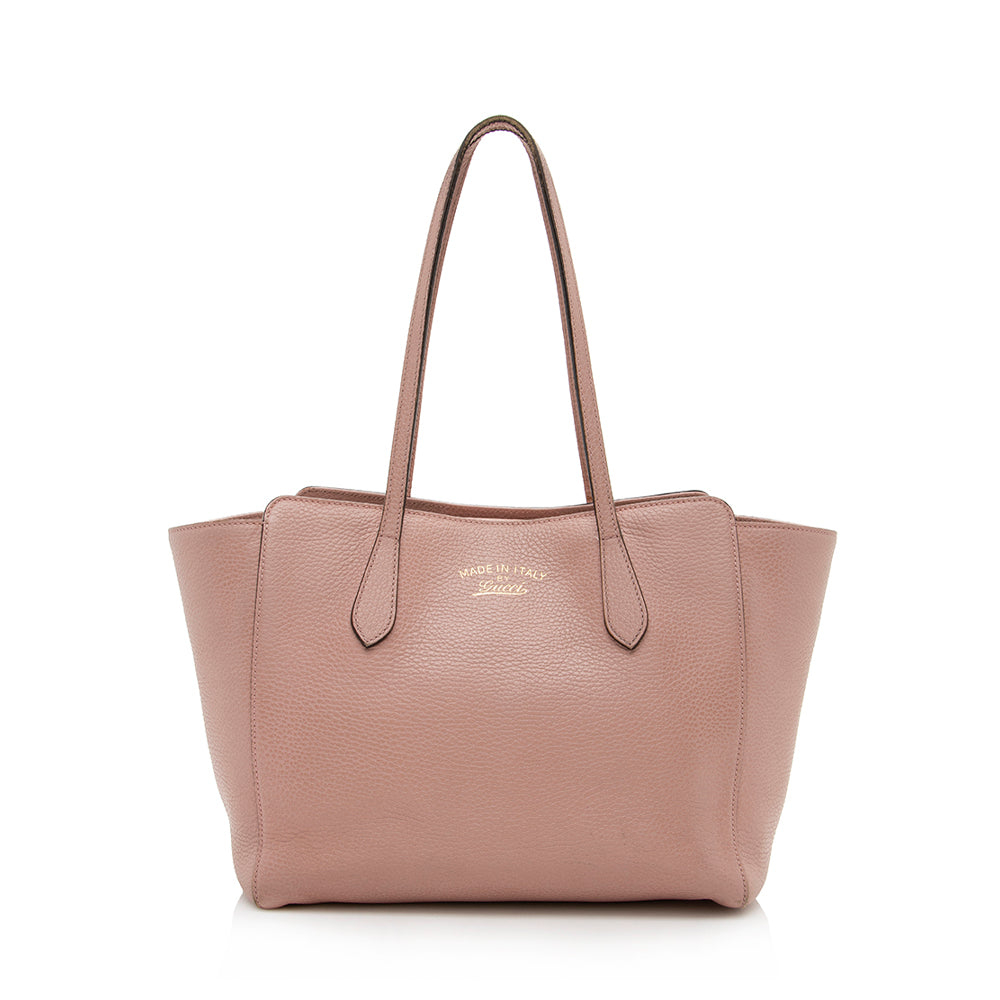 Gucci Leather Swing Small Tote - FINAL SALE - Handbags