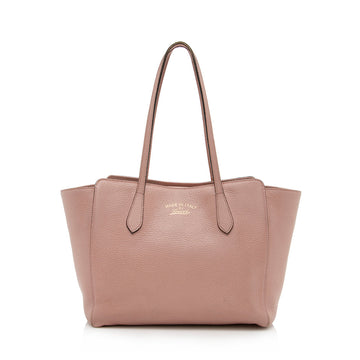 Gucci Leather Swing Small Tote - FINAL SALE - Handbags