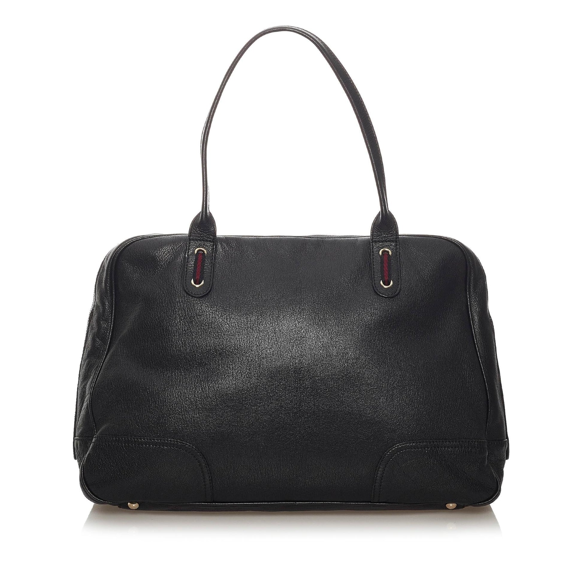 Gucci Princy Leather Tote Bag - Handbags - 3