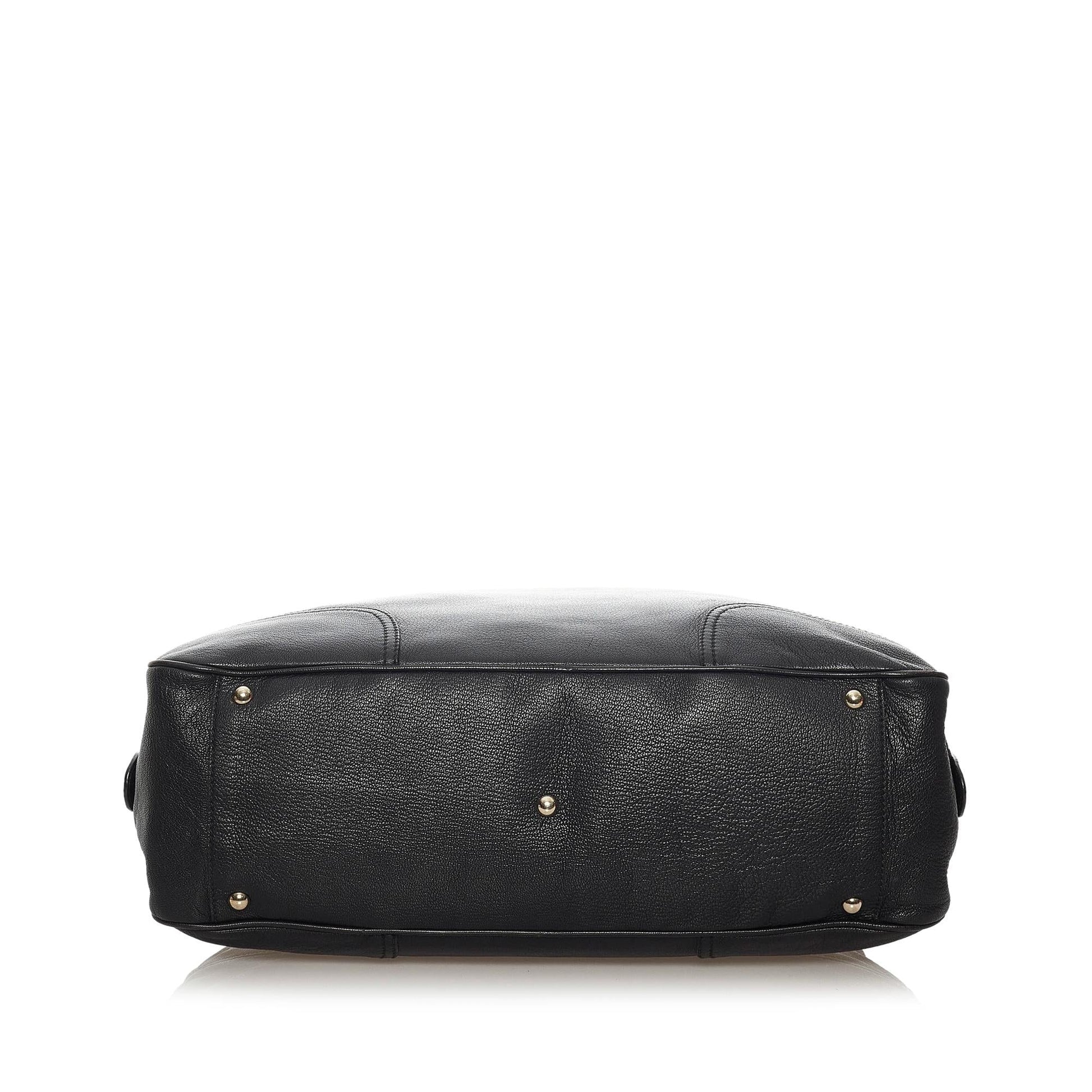 Gucci Princy Leather Tote Bag - Handbags - 4