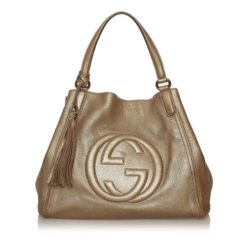 Gucci Soho Leather Tote Bag - Handbags