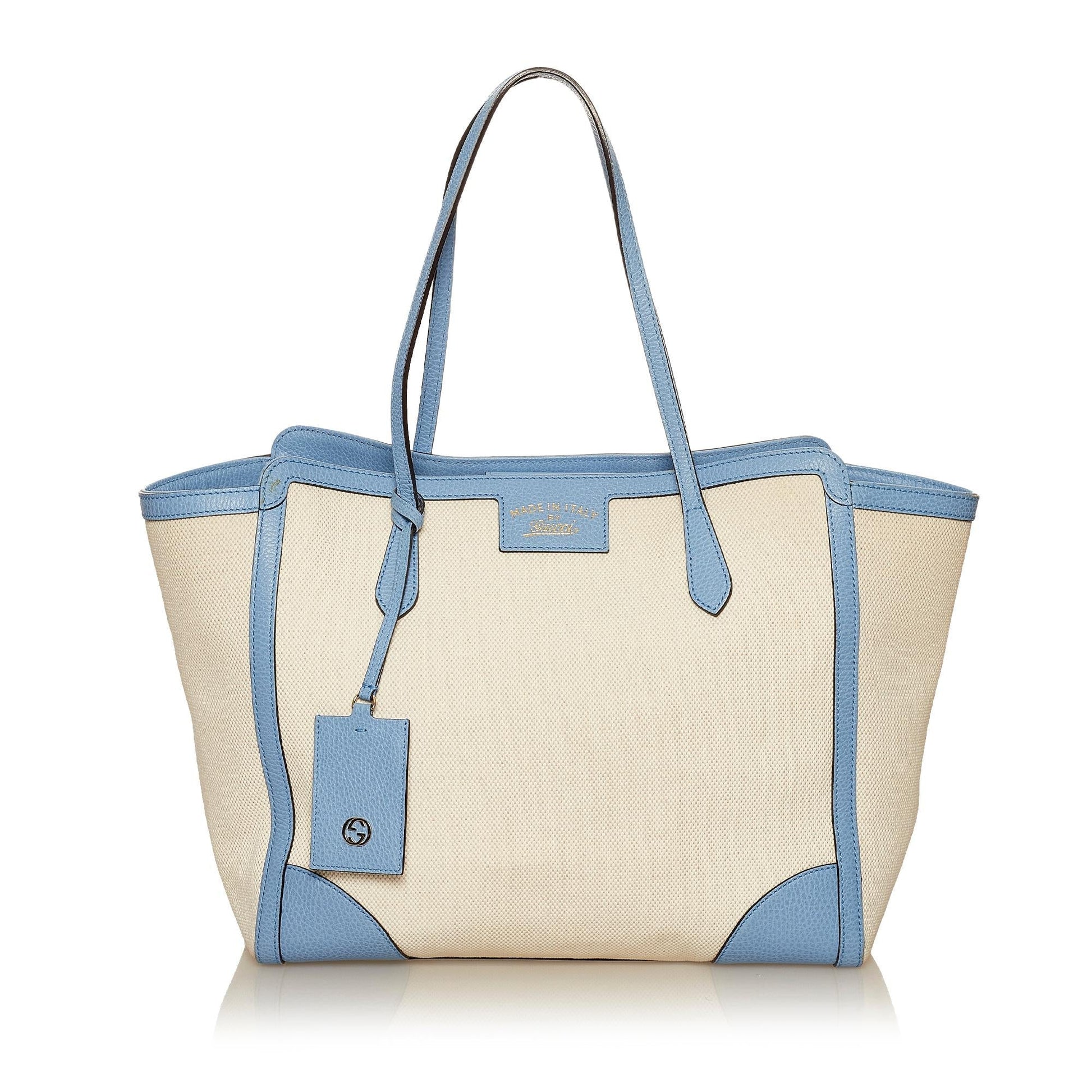 Gucci Swing Canvas Tote Bag - Handbags