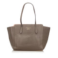 Gucci Swing Leather Tote Bag - Handbags