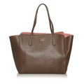 Gucci Swing Leather Tote Bag - Handbags