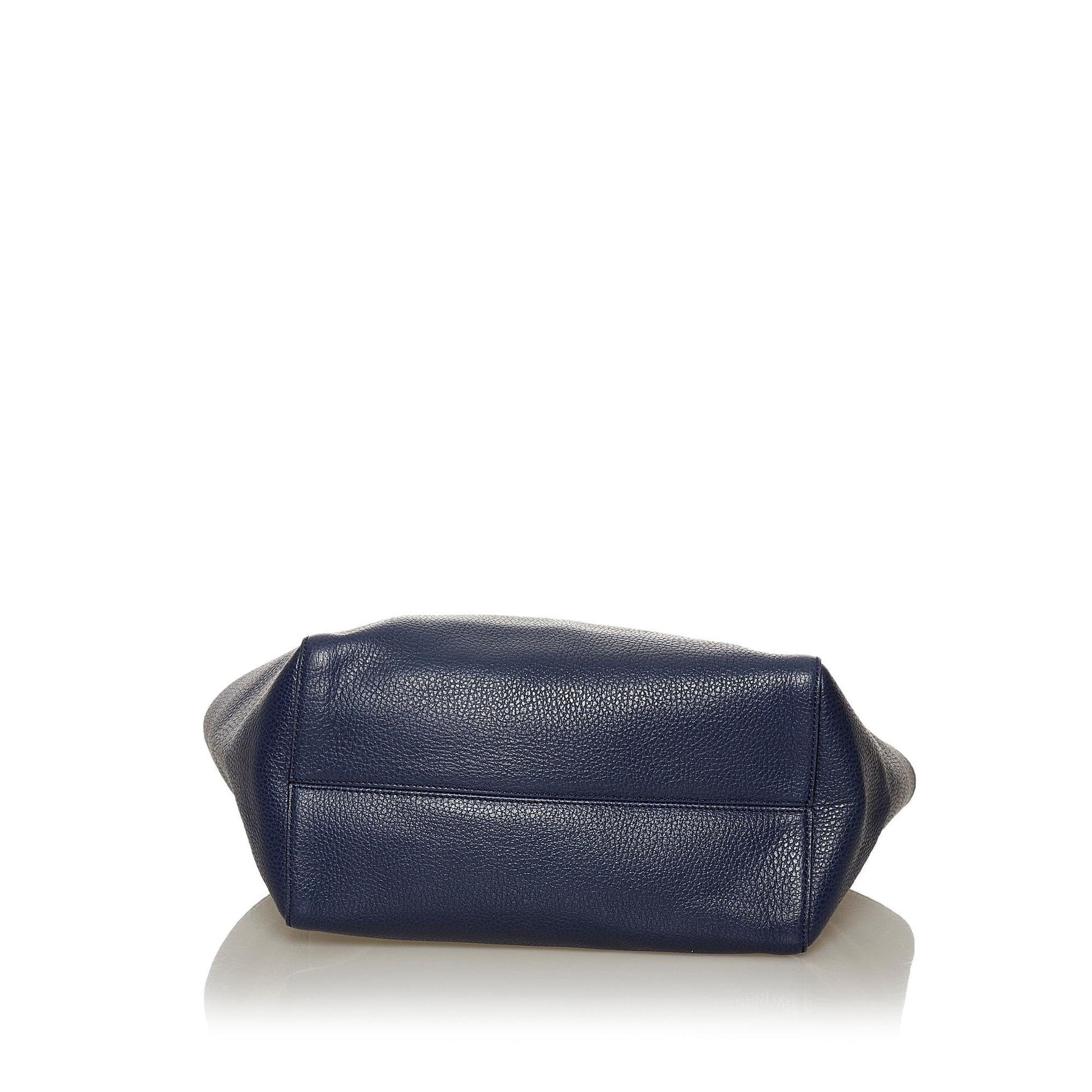 Gucci Swing Leather Tote Bag - Handbags - 4