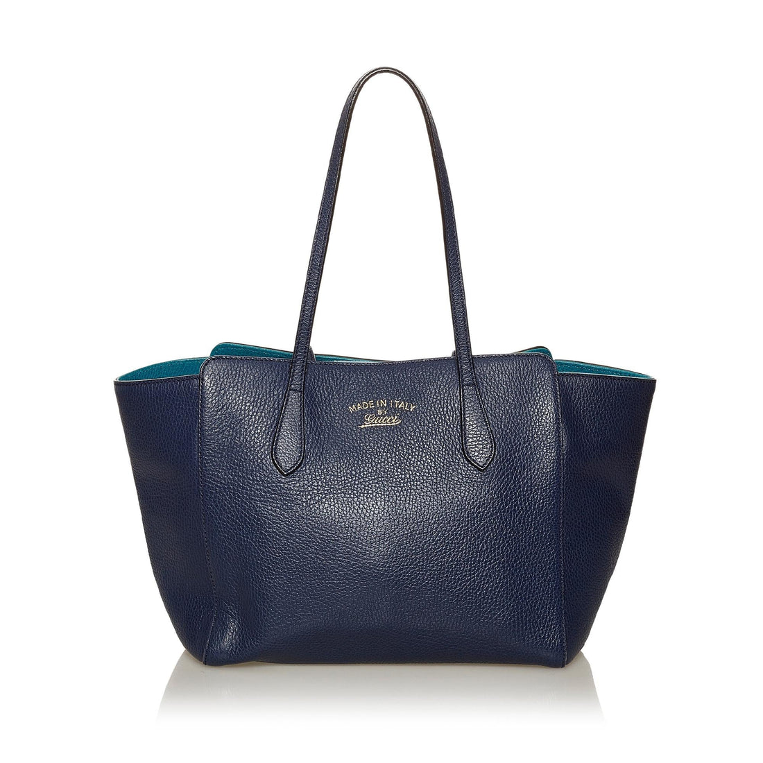 Gucci Swing Leather Tote Bag - Handbags