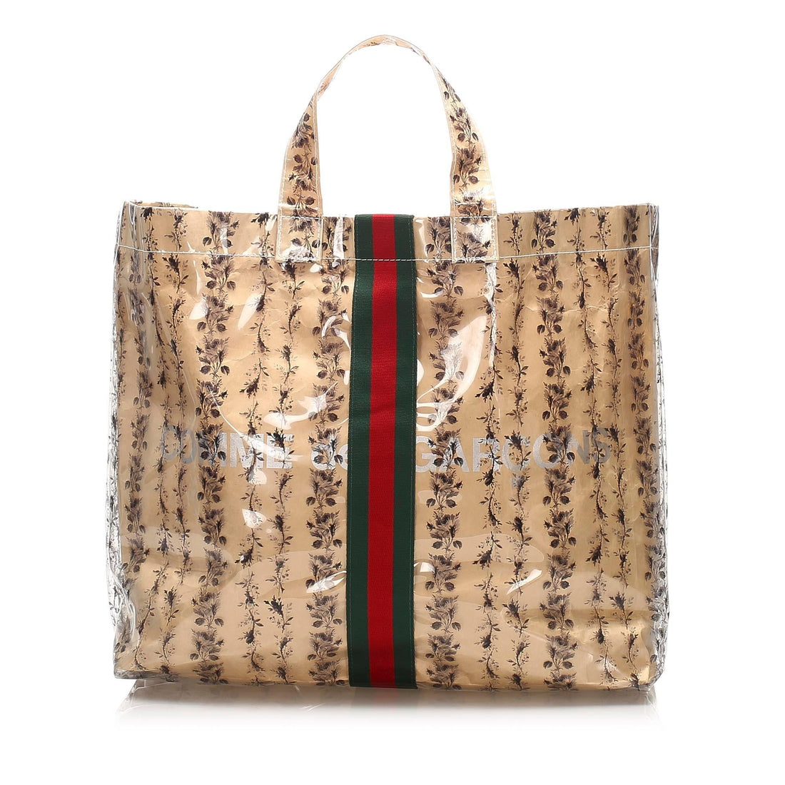 Gucci Web Vinyl Tote Bag - Handbags