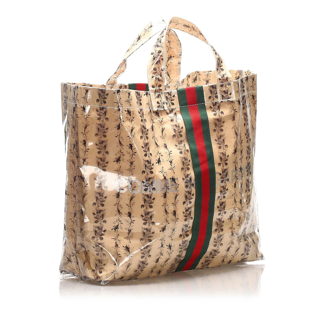 Gucci Web Vinyl Tote Bag - Handbags
