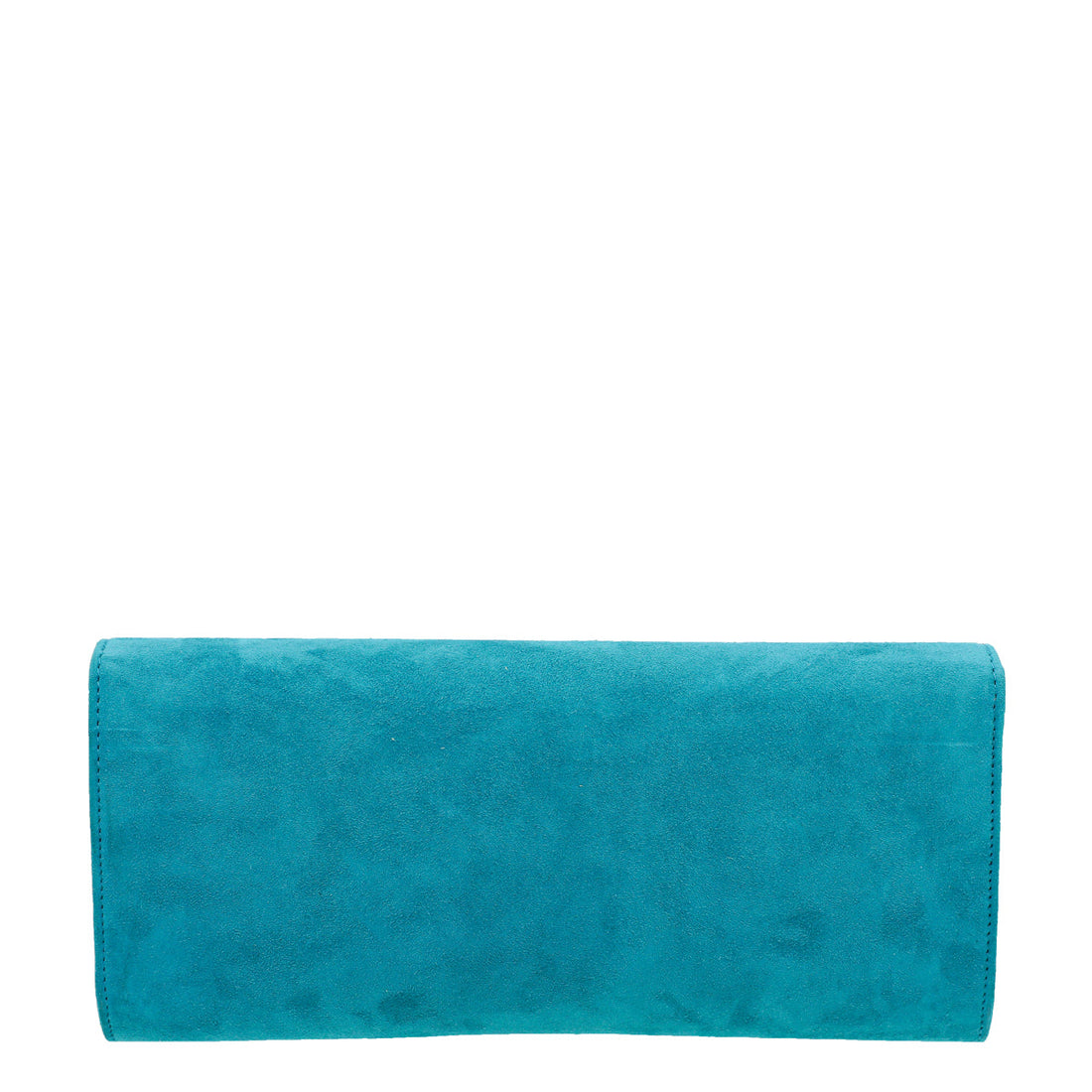 Gucci Turquoise Suede Broadway Jeweled Clutch - clutch