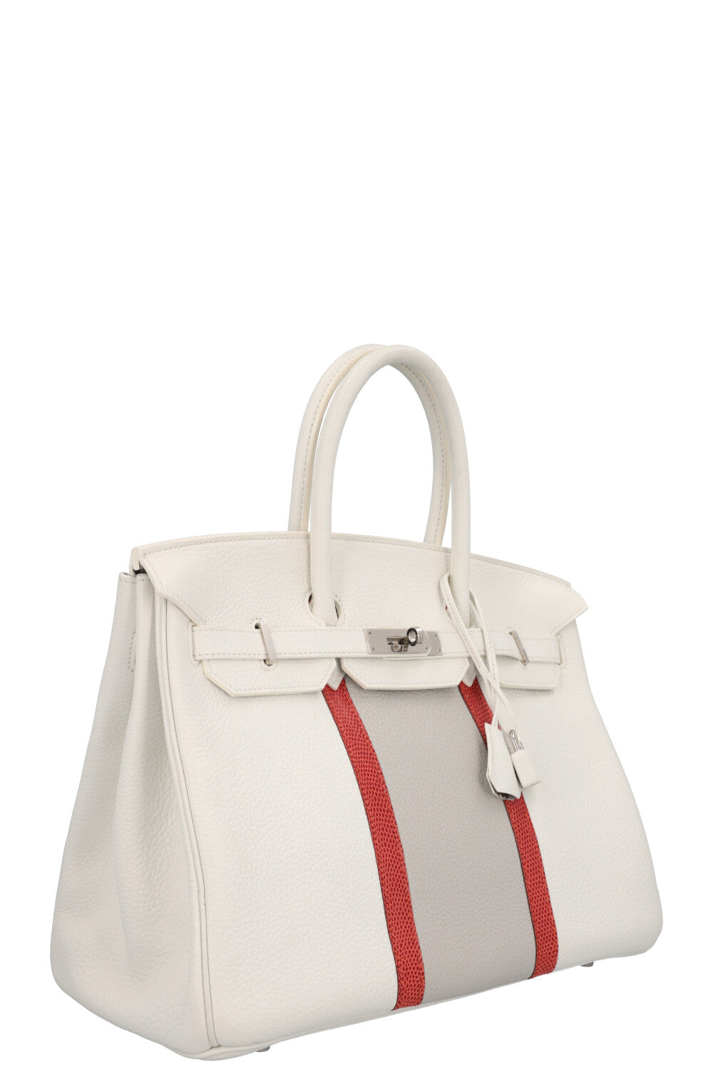 HERMÈS Birkin 35 Club Clemence Blanc