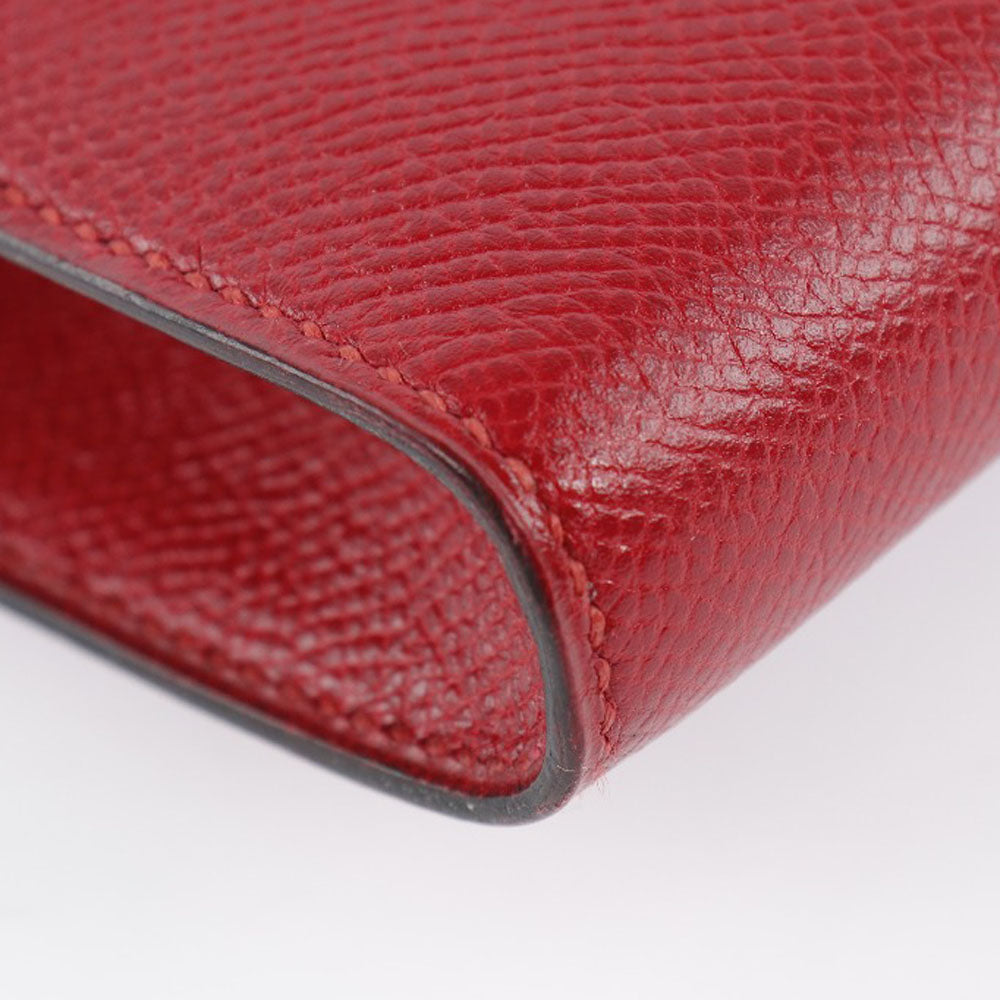 HERMES Clutch bag Epsom Red vintage H logo Women Used - Bag - 3