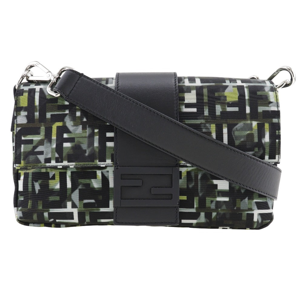 FENDI Shoulder Bag 7VA472 Nylon black Zucca Camouflage Pattern 3WAY Body Clutch Mamma Bucket mens(Unisex) Used - Handbags, Wallets & Cases