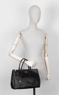 PRADA Galleria Saffiano Large Tote Bag Black - Handbag & Wallet Accessories - 3