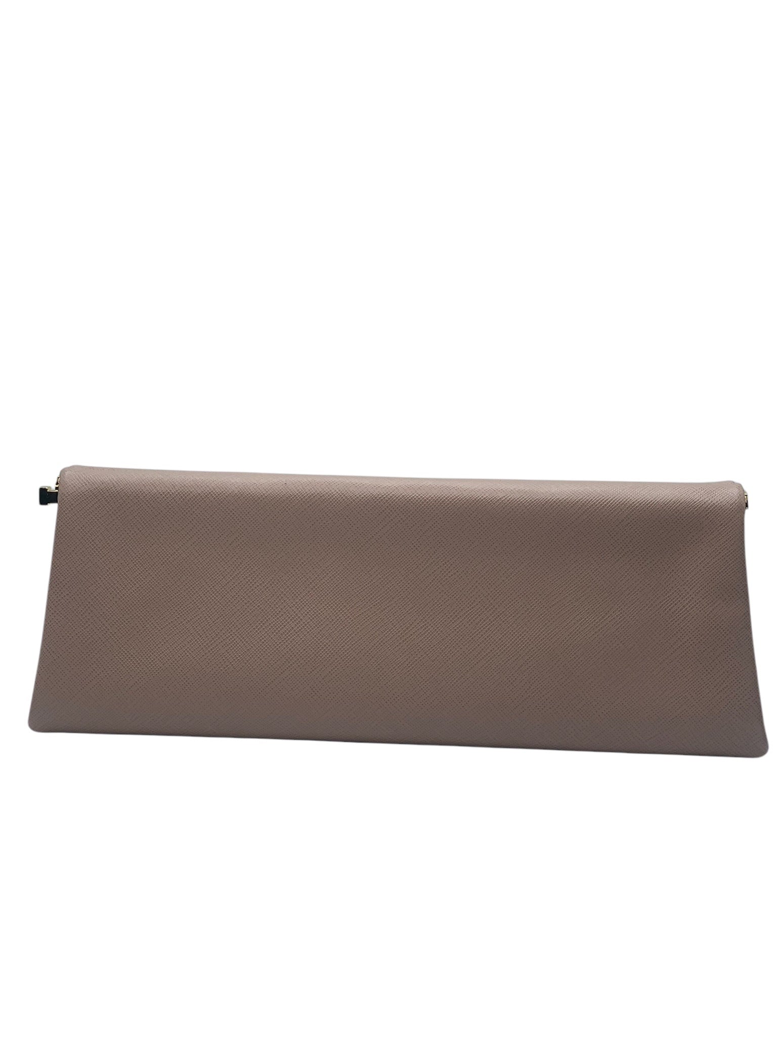 Pink Saffiano Leather Clutch - Handbags, Wallets & Cases - 3