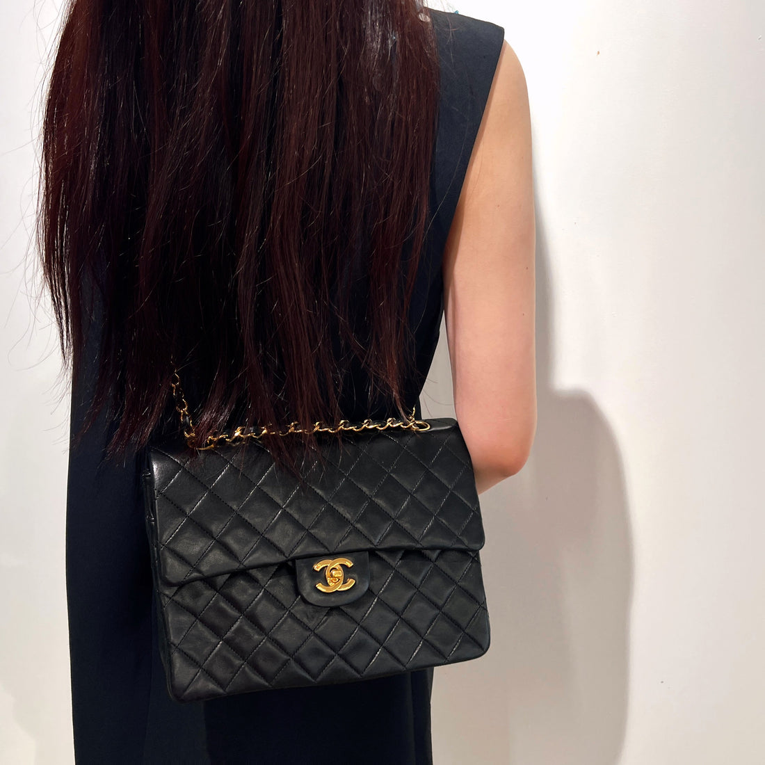 Chanel Classic Flap Large Size Lambskin Year 1991 Dust Bag Sticker - 6000