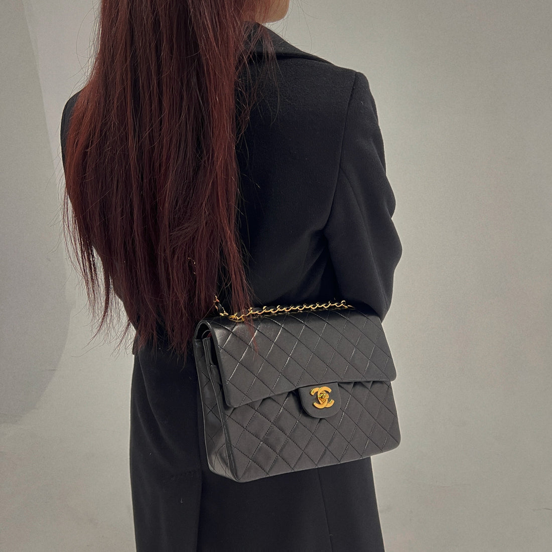 Chanel Classic Flap Large Size Lambskin Year 1991 Dust Bag Sticker - 6000