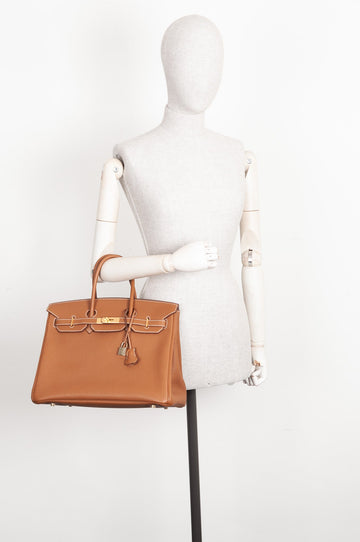 HERMÈS Birkin 35 Togo Gold
