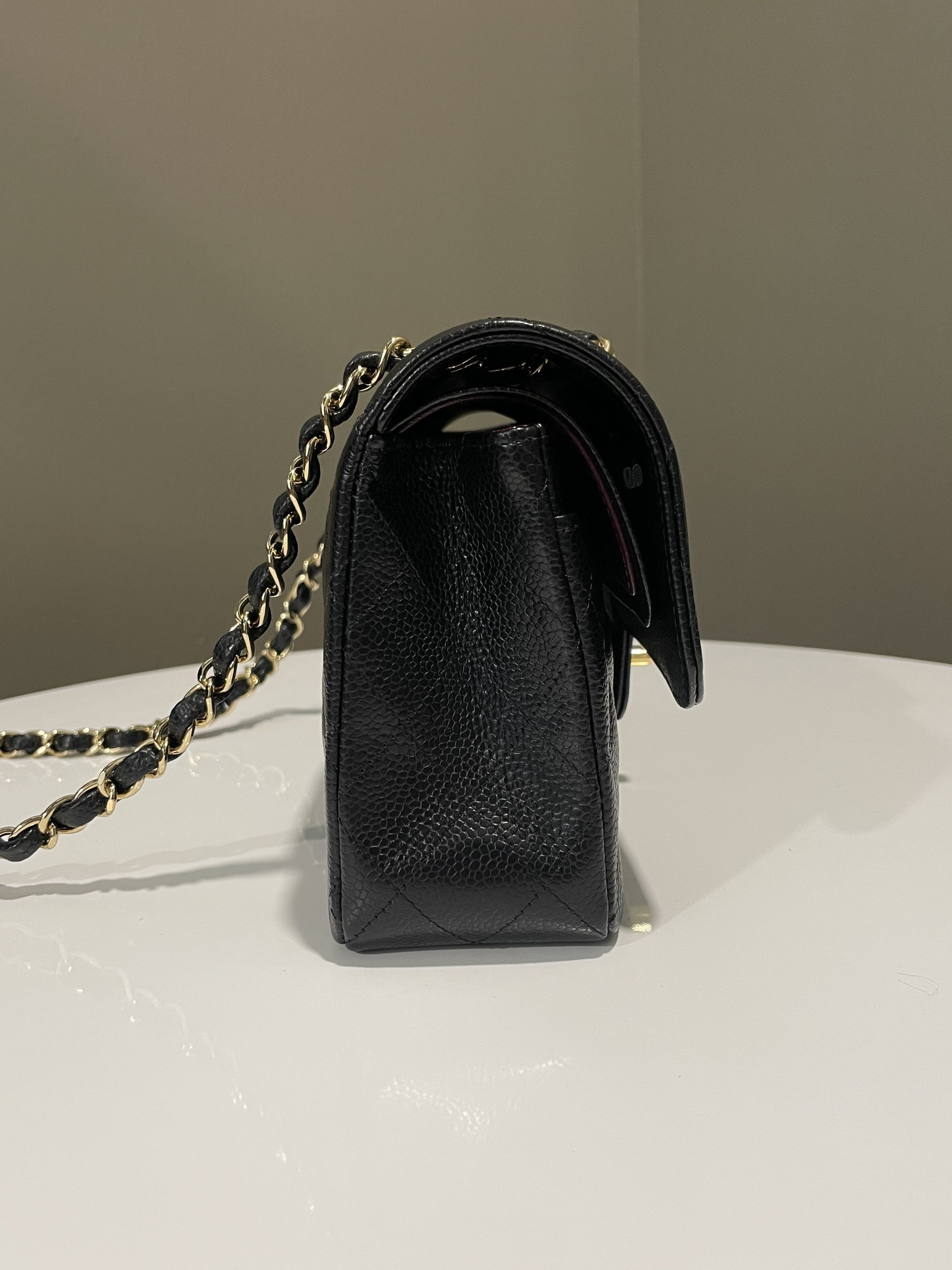 Chanel Classic Quilted Small Double Flap Black Caviar - Bags - 5