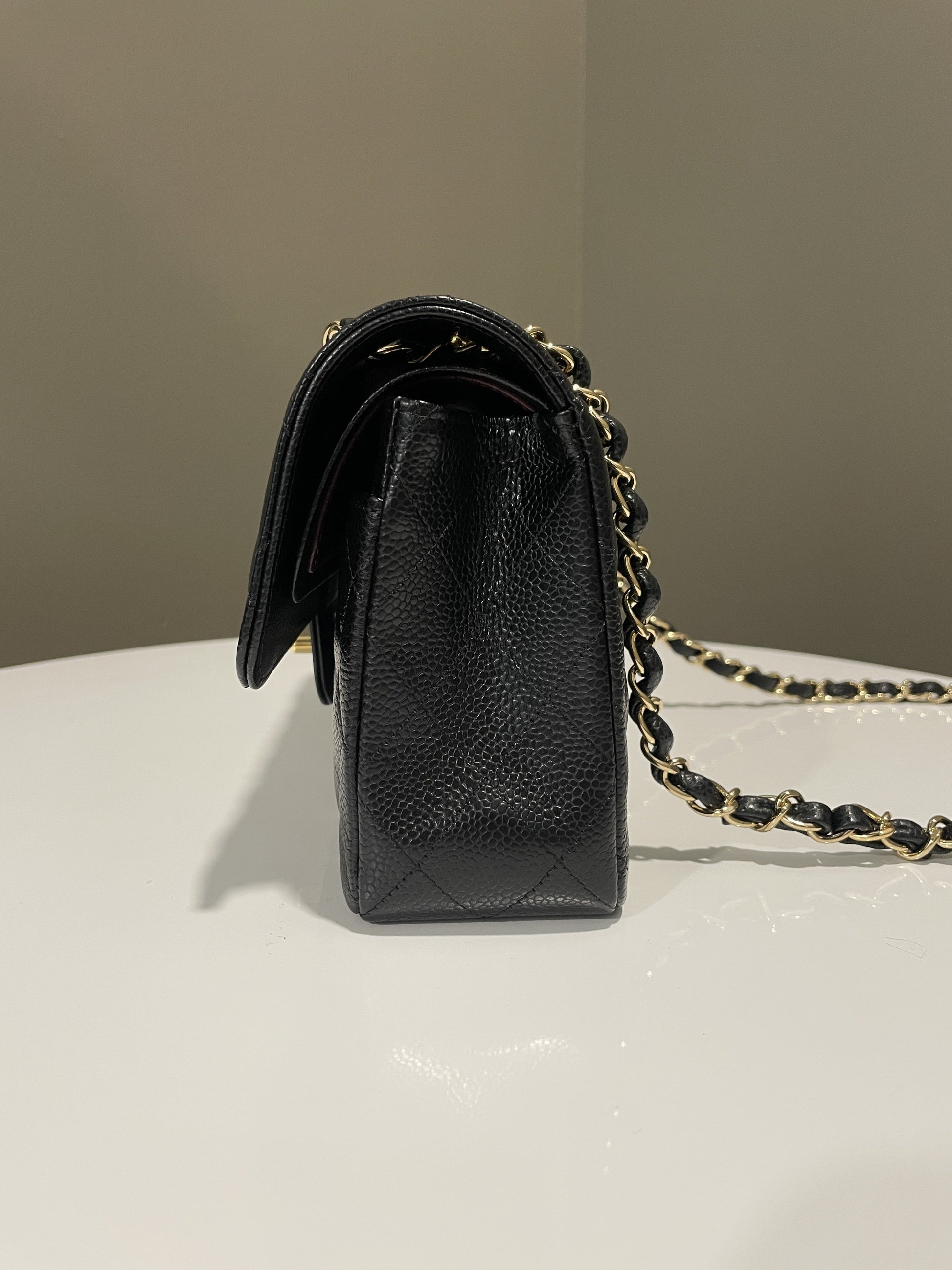 Chanel Classic Quilted Small Double Flap Black Caviar - Bags - 6