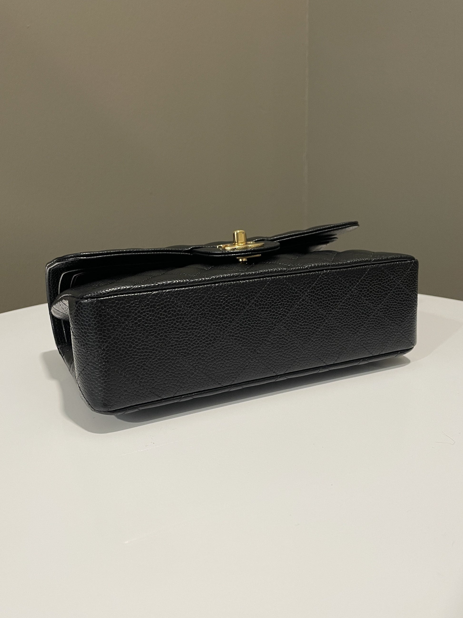 Chanel Classic Quilted Small Double Flap Black Caviar - Bags - 4