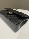 Chanel Classic Quilted Small Double Flap Black Caviar - Bags - 8