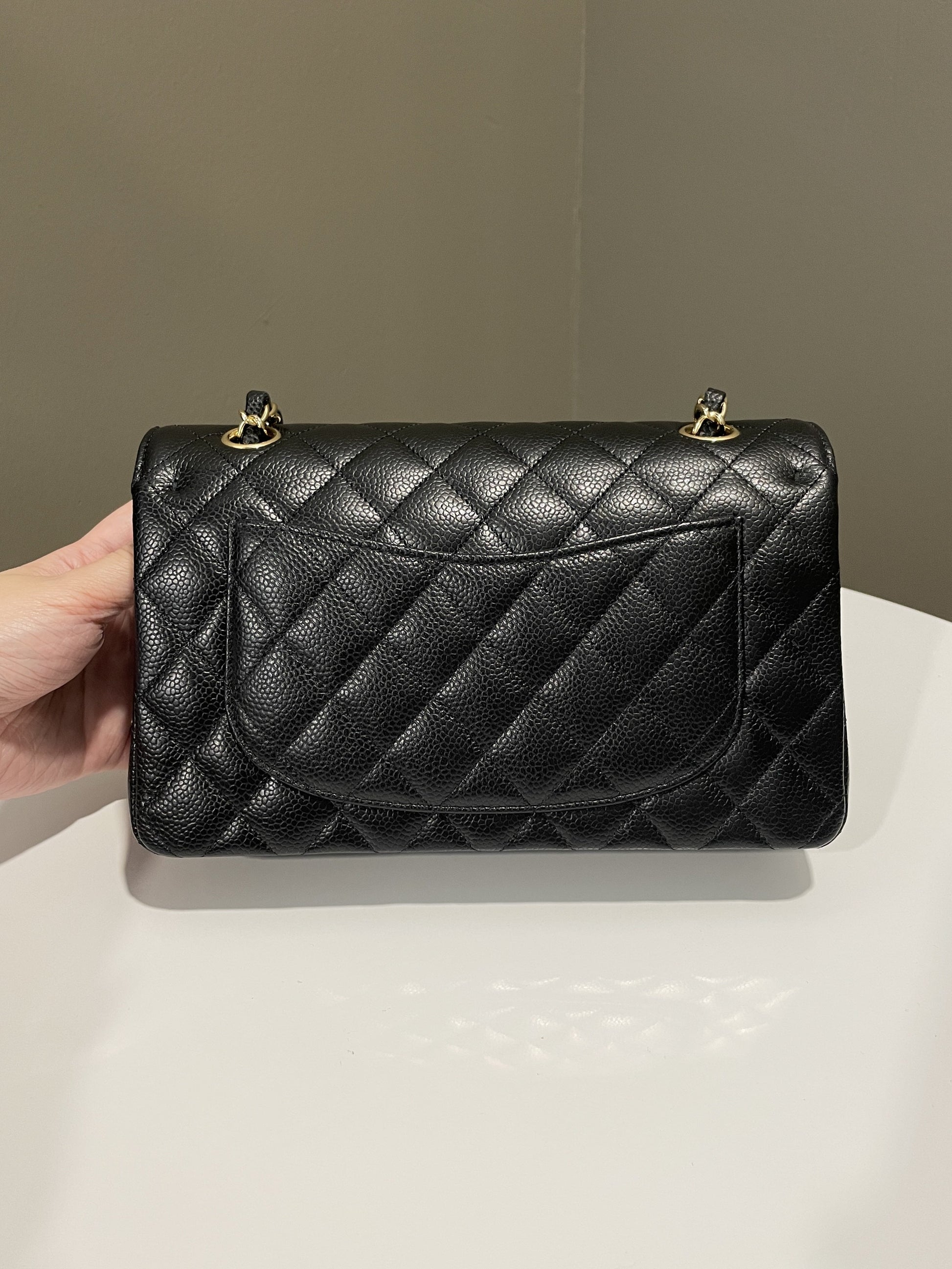 Chanel Classic Quilted Small Double Flap Black Caviar - Bags - 2