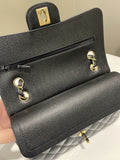Chanel Classic Quilted Small Double Flap Black Caviar - Bags - 11
